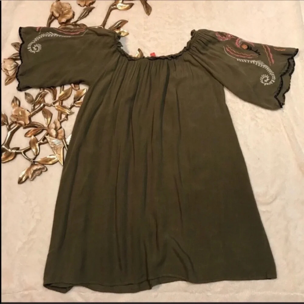 Chelsea & Violet Dress Bell Embroidered Sleeves S - Picture 6 of 9